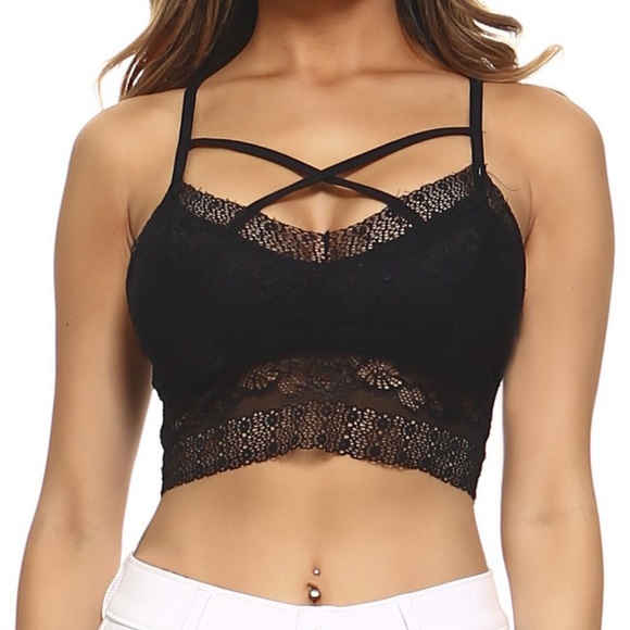 cross strap bralette